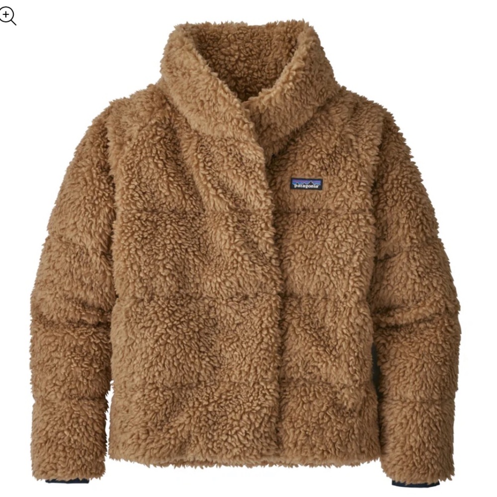 Patagonia high pile fleece down jacket Small